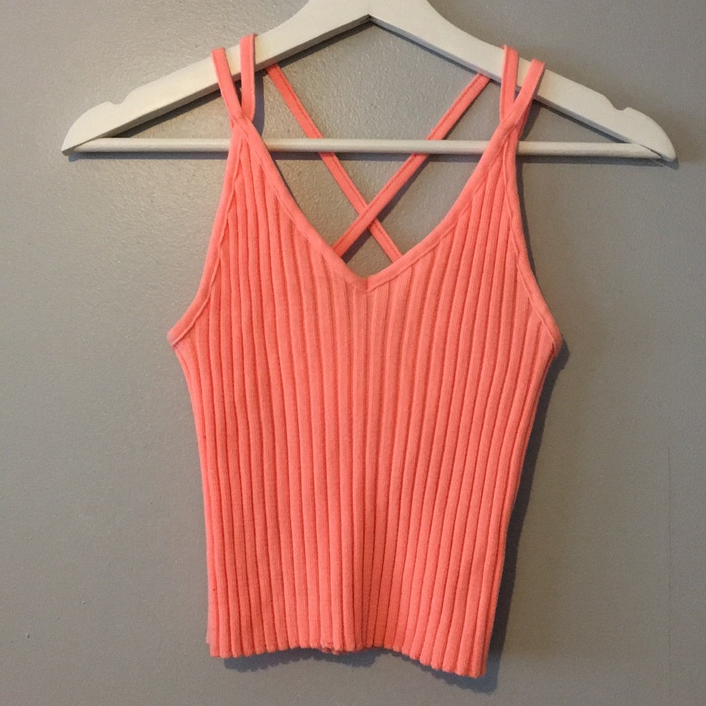 NW Neon Orange Cropped Top
